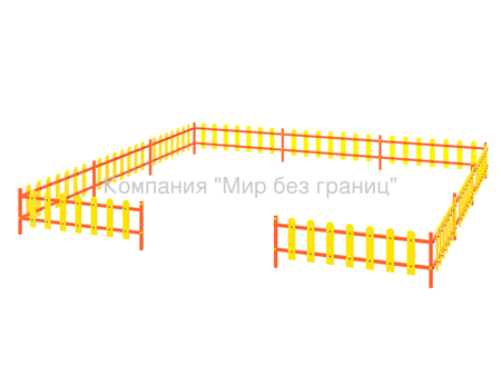 Заборчик для музыкальной площадки