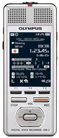 Диктофон OLYMPUS DM-3, 4 Гб